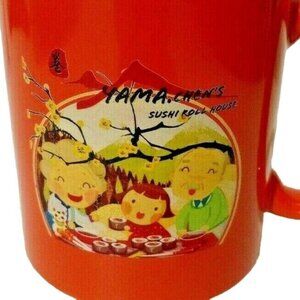 YamaChens Sushi Roll House Restaurant Mug Japanese Asian‎ Oriental Advertising